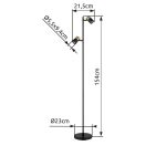 Globo 57850S Brisbon 2xGU10 álló lámpa