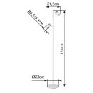 Globo 57851S Brisbon 2xGU10 álló lámpa