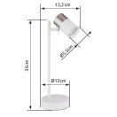 Globo 57851T Brisbon 1xGU10 íróasztali lámpa