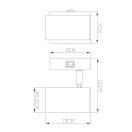 Globo 57911-1GO Robby kapcsolós, 1xGU10 spot lámpa