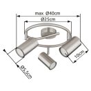 Globo 57914-3N Allvi 3xGU10 spot lámpa