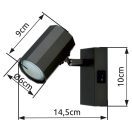 Globo 57918-1 James kapcsolós, 1xGU10 spot lámpa