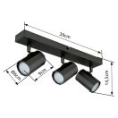 Globo 57918-3 James 3xGU10 spot lámpa