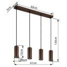 Globo 57919-4H James 4xGU10 függeszték