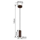 Globo 57919H James 1xGU10 függeszték