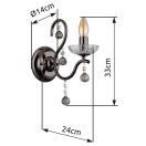 Globo 64134W Camila 1xE14 falikar