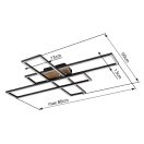 Globo 67208-40 Dakari 1650lm, 3000K, forgatható karú mennyezeti lámpa