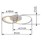 Globo 67333-40 Umbra távirányítós, dimm, 1684lm, 2700-6500K mennyezeti lámpa