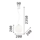 Ideal Lux 009148 Mapa függeszték