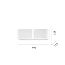 Ideal Lux 014166 Clip fali lámpa