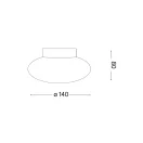 Ideal Lux 014814 Smarties fali lámpa