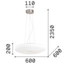 Ideal Lux 019741 Glory függeszték