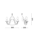 Ideal Lux 028460 Corte falikar