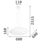 Ideal Lux 031996 Smarties függeszték