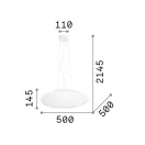 Ideal Lux 032009 Smarties függeszték