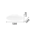 Ideal Lux 032030 Smarties mennyezeti lámpa