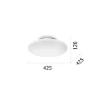 Ideal Lux 032047 Smarties mennyezeti lámpa