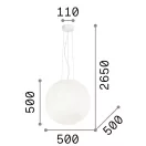 Ideal Lux 032122 Mapa függeszték