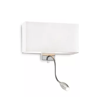 Ideal Lux 035949 Hotel fali lámpa olvasókarral