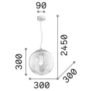 Ideal Lux 045115 Mapa függeszték