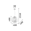Ideal Lux 045122 Mapa függeszték