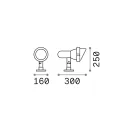 Ideal Lux 046167 Terra kültéri fali lámpa