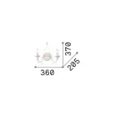 Ideal Lux 057200 Corte falikar