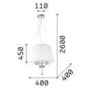 Ideal Lux 059235 Pegaso függeszték