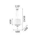 Ideal Lux 059235 Pegaso függeszték