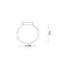 Ideal Lux 059808 Mapa fali lámpa