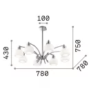 Ideal Lux 068466 Tokyo csillár