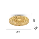 Ideal Lux 073187 King mennyezeti lámpa