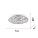 Ideal Lux 073255 King mennyezeti lámpa
