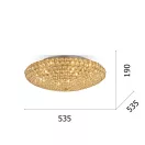 Ideal Lux 073262 King mennyezeti lámpa