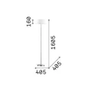 Ideal Lux 075488 Hilton álló lámpa