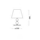 Ideal Lux 077734 Queen éjjeli lámpa