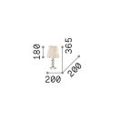 Ideal Lux 077734 Queen éjjeli lámpa