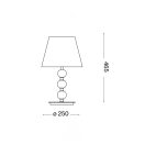 Ideal Lux 077741 Queen komód lámpa