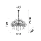 Ideal Lux 081526 Colossal csillár