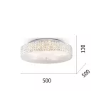 Ideal Lux 087863 Roma mennyezeti lámpa