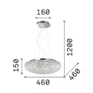 Ideal Lux 087979 King függeszték