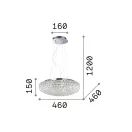 Ideal Lux 087979 King függeszték
