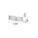 Ideal Lux 088266 Clip fali lámpa