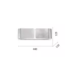 Ideal Lux 088273 Clip fali lámpa