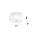 Ideal Lux 093963 Ovalino mennyezeti lámpa