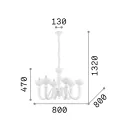Ideal Lux 093994 Bon csillár