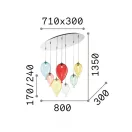 Ideal Lux 100937 Clown függeszték