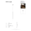 Ideal Lux 104928 Look függeszték