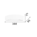 Ideal Lux 105710 Soda fali lámpa