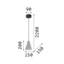 Ideal Lux 110424 Oil függeszték